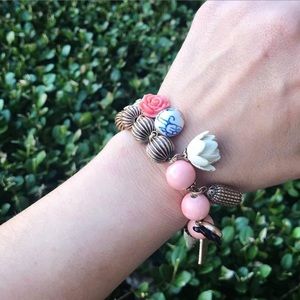 Flora Japonica Statement Bracelet